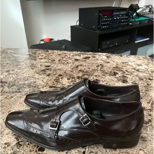 Like new, never worn, the shoes in great condition